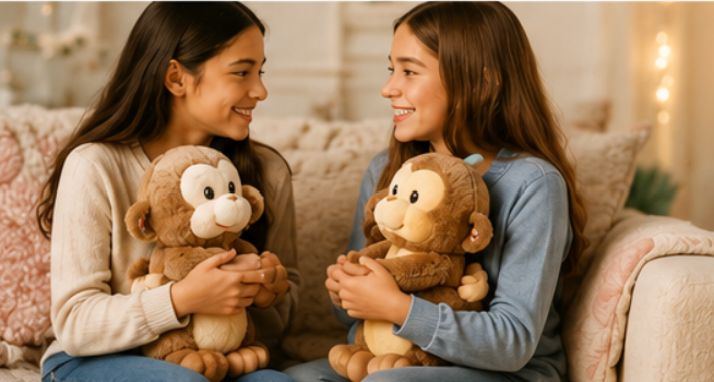 BFF Hugging Monkeys™ (20") – Best Friend Friendship Gift Set | Keep One, Give Your BFF One